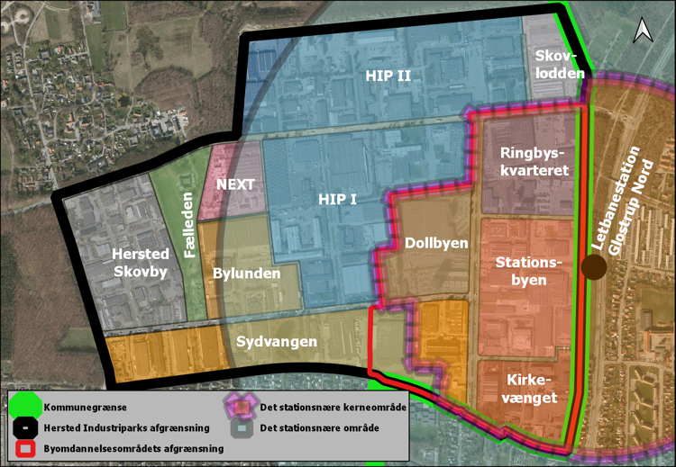 Byomdannelsesområdet i Hersted Industripark