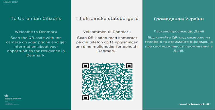 Til ukrainske flygtninge om muligheder for ophold