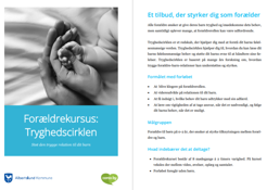 Flyer forældrekursus tryghedscirklen